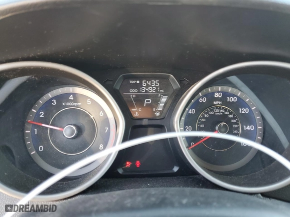 2013 Hyundai Elantra Coupe GS PZEV with VIN KMHDH6AE1DU001580, listed as a Copart auction lot 83055824 with 134,921 mi miles and Salvage Title. Bid and sale history available at carsss.com. Image 9.