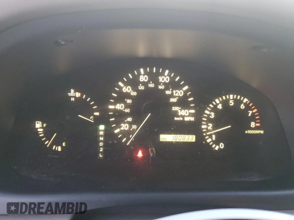 2002 Lexus RX 300 with VIN JTJHF10U520263577, listed as a Copart auction lot 41399495 with 180,833 mi miles and Clean Title. Bid and sale history available at DreamBid. Image 9.