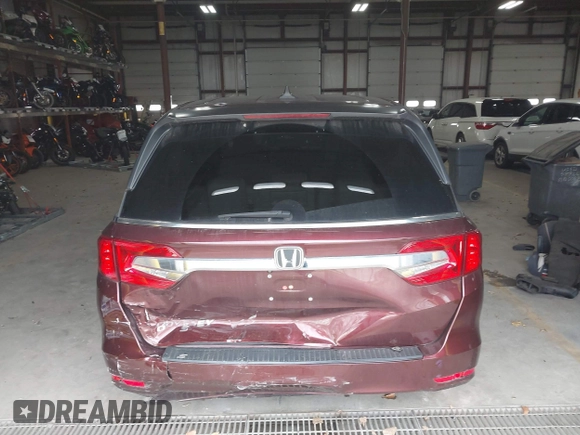 2020 Honda Odyssey EX with VIN 5FNRL6H50LB028372, listed as a IAAI auction lot 40763598 with 38,512 mi miles and . Bid and sale history available at DreamBid. Image 16.
