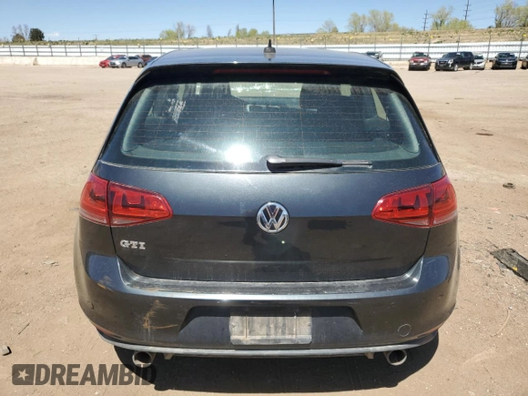 2015 Volkswagen GTI S with VIN 3VWYT7AU0FM054714, listed as a Copart auction lot 53846415 with 90,653 mi miles and Salvage Title. Bid and sale history available at DreamBid. Image 6.