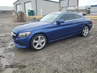 2017 Mercedes-Benz C 300 with VIN WDDWJ4JB9HF326473, listed as a Copart auction lot 89351185 with 78,361 mi miles and Clean Title. Bid and sale history available at carsss.com. Image 1.