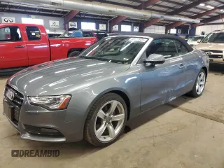 2014 Audi A5 Premium Plus z VIN WAULFAFH0EN008184, wystawiony jako Copart lot #46637925 z przebiegiem 106 118 mil mil oraz Szkoda całkowita • Salvage title. Historia ofert i sprzedaży dostępna na DreamBid. Obrazek 1.