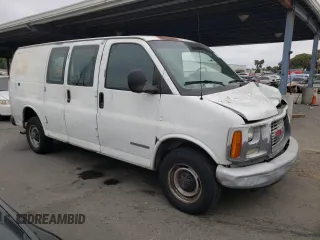 2002 GMC Savana z VIN 1GTGG25R521903285, wystawiony jako Copart lot #66774134 z przebiegiem 145 202 mil mil oraz Szkody całkowita. Historia ofert i sprzedaży dostępna na DreamBid. Obrazek 4.