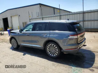 2022 Lincoln Aviator Reserve with VIN 5LM5J7XC0NGL16100, listed as a Copart auction lot 53539575 with 39,355 mi miles and Salvage title. Bid and sale history available at DreamBid. Image 2.