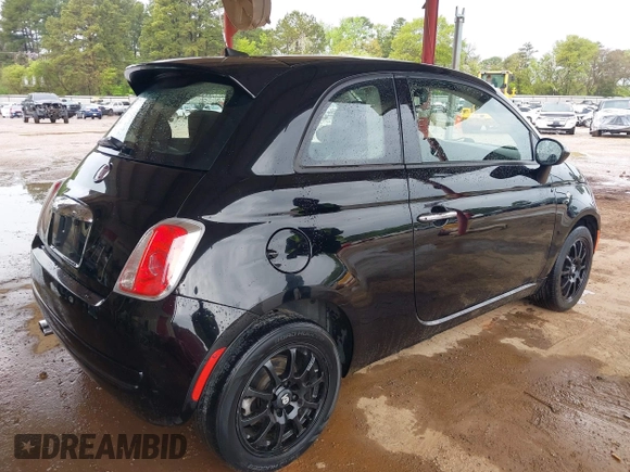 2016 FIAT 500 Pop with VIN 3C3CFFAR9GT144871, listed as a IAAI auction lot 41898736 with 124,823 mi miles. Bid and sale history available at carsss.com. Image 4.