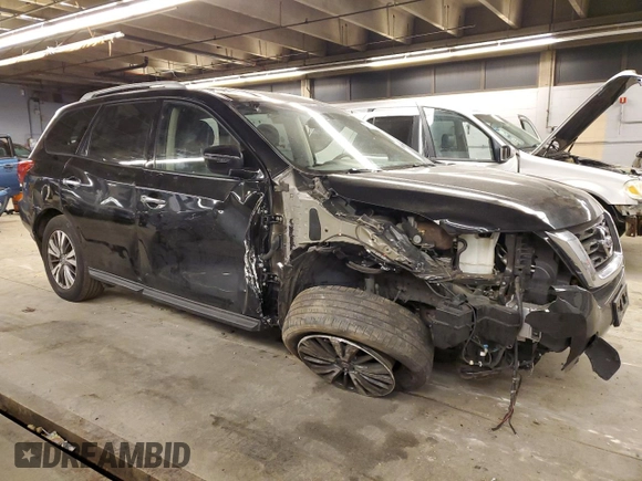 2020 Nissan Pathfinder S with VIN 5N1DR2AM8LC634093, listed as a Copart auction lot 47891365 with 76,291 mi miles and Salvage title. Bid and sale history available at DreamBid. Image 4.