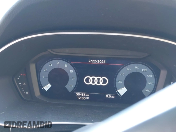 2021 Audi Q3 S line Premium with VIN WA1DECF39M1039802, listed as a IAAI auction lot 41663221 with 50,455 mi miles and . Bid and sale history available at DreamBid. Image 15.