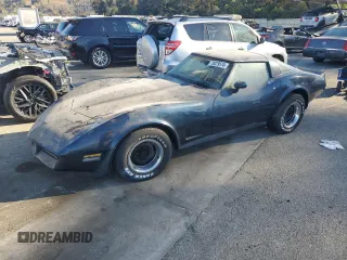 1981 Chevrolet Corvette with VIN 1G1AY8769BS420782, listed as a Copart auction lot 78029574 with 20,912 mi miles and Clean Title. Bid and sale history available at carsss.com. Image 1.