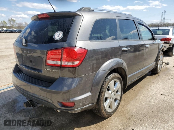 2014 Dodge Journey Limited with VIN 3C4PDDDG4ET202173, listed as a Copart auction lot 52020835 with 124,624 mi miles and Salvage Title. Bid and sale history available at carsss.com. Image 3.