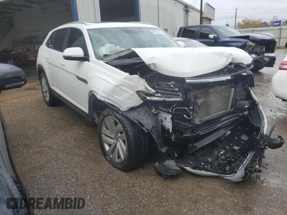 2021 Volkswagen Atlas SE with VIN 1V2KE2CA5MC234552, listed as a Copart auction lot 83522974 with 60,349 mi miles and Salvage title. Bid and sale history available at DreamBid. Image 4.