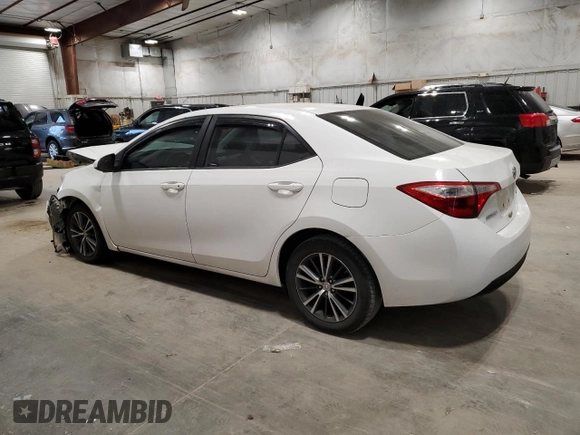 2016 Toyota Corolla L with VIN 2T1BURHE4GC660222, listed as a Copart auction lot 56940025 with 77,968 mi miles and Non repairable. Bid and sale history available at DreamBid. Image 2.