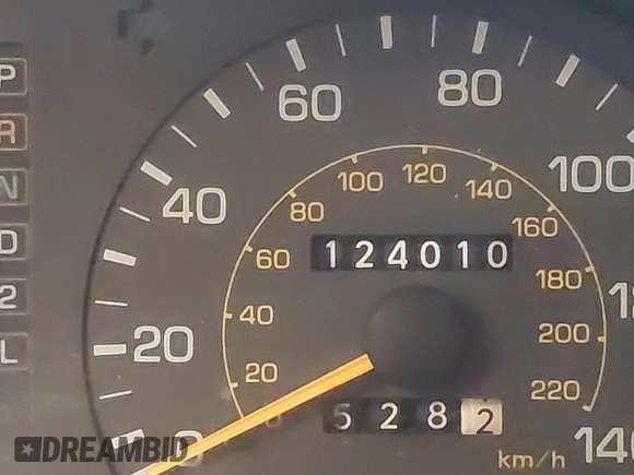 1994 Toyota Camry LE with VIN JT2SK12E3R0207215, listed as a IAAI auction lot 41788670 with 124,010 mi miles. Bid and sale history available at carsss.com. Image 16.