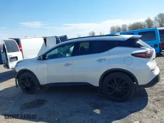 2023 Nissan Murano SV with VIN 5N1AZ2BJXPC105841, listed as a IAAI auction lot 41851868 with 57,212 mi miles. Bid and sale history available at carsss.com. Image 15.
