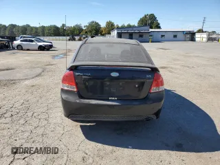 2009 Kia Spectra SX with VIN KNAFE221895022564, listed as a Copart auction lot 76997864 with 189,177 mi miles and Salvage Title. Bid and sale history available at carsss.com. Image 6.