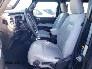 2021 Jeep Wrangler Unlimited Sahara High Altitude with VIN 1C4HJXEG6MW755185, listed as a Copart auction lot 83619754 with 36,330 mi miles and Salvage title. Bid and sale history available at DreamBid. Image 7.