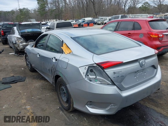2021 Honda Civic Sedan LX with VIN 2HGFC2F64MH520374, listed as a IAAI auction lot 41722637 with 60,000 mi miles. Bid and sale history available at carsss.com. Image 3.