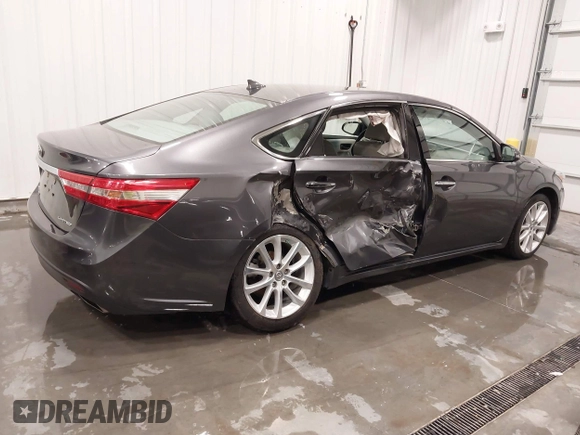 2014 Toyota Avalon Limited with VIN 4T1BK1EBXEU114134, listed as a IAAI auction lot 41727586 with 117,592 mi miles and . Bid and sale history available at DreamBid. Image 4.
