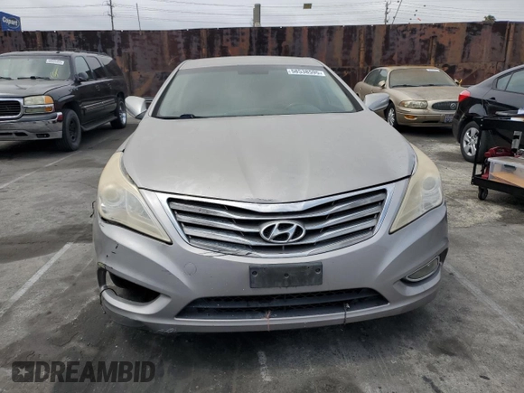 2013 Hyundai Azera с VIN KMHFG4JG9DA240281, выставлен на аукционе Copart как лот 58538595 с пробегом Не указан миль и Чистый • Clean title. История ставок и продаж доступна на DreamBid. Изображение 5.