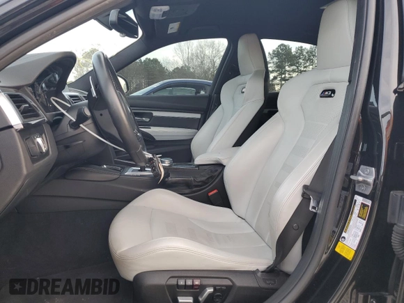 2018 BMW M3 with VIN WBS8M9C51J5J79567, listed as a Copart auction lot 81814643 with 33,364 mi miles. Bid and sale history available at carsss.com. Image 7.