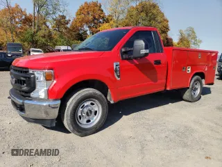 2022 Ford F-350 XL with VIN 1FTRF3A64NED06719, listed as a Copart auction lot 89299025 with 53,603 mi miles and Salvage title. Bid and sale history available at DreamBid. Image 1.