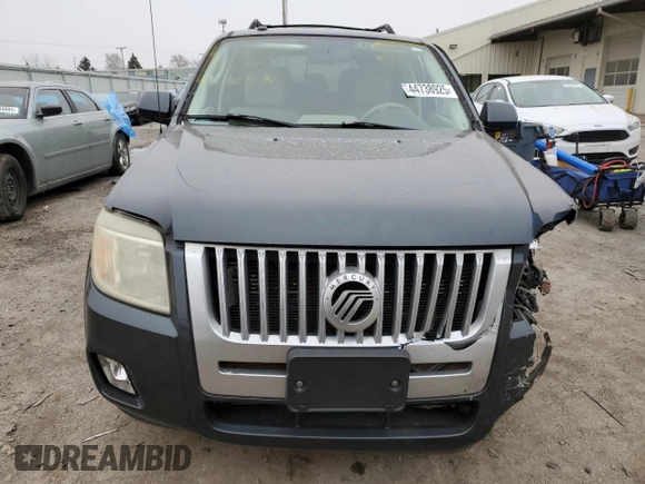 2010 Mercury Mariner Premier with VIN 4M2CN9HGXAKJ19825, listed as a Copart auction lot 44738925 with 147,657 mi miles and Salvage title. Bid and sale history available at DreamBid. Image 5.