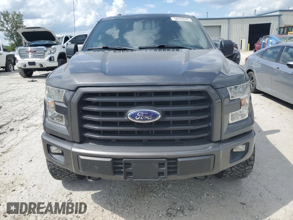 2017 Ford F-150 XL with VIN 1FTEW1EF5HFA56418, listed as a Copart auction lot 58428345 with 118,665 mi miles and Salvage title. Bid and sale history available at DreamBid. Image 5.