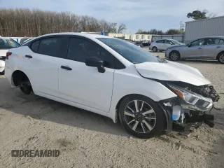 2024 Nissan Versa S with VIN 3N1CN8DV2RL819291, listed as a Copart auction lot 49752265 with 35,509 mi miles and Salvage Title. Bid and sale history available at DreamBid. Image 4.