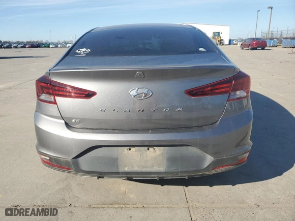 2020 Hyundai Elantra SE with VIN 5NPD74LF8LH501830, listed as a Copart auction lot 46888895 with 79,177 mi miles and Salvage Title. Bid and sale history available at carsss.com. Image 6.