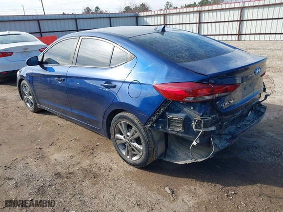 2017 Hyundai Elantra Limited with VIN 5NPD84LF2HH189735, listed as a IAAI auction lot 41398786 with 63,911 mi miles. Bid and sale history available at carsss.com. Image 3.