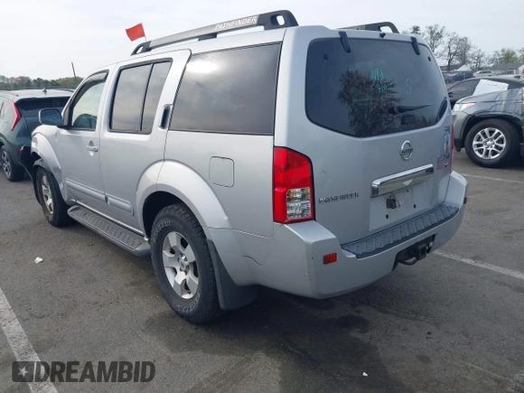 2006 Nissan Pathfinder SE with VIN 5N1AR18W46C648937, listed as a IAAI auction lot 42098712 with 159,315 mi miles and . Bid and sale history available at DreamBid. Image 3.