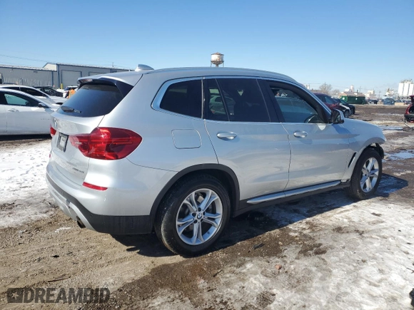 2019 BMW X3 sDrive30i with VIN 5UXTR7C55KLR50096, listed as a Copart auction lot 45906865 with 61,280 mi miles and Salvage Title. Bid and sale history available at carsss.com. Image 3.