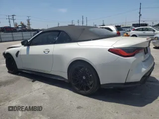 2022 BMW M4 Competition xDrive with VIN WBS33BA0XNCK43697, listed as a Copart auction lot 59272504 with 0 mi miles and Salvage Title. Bid and sale history available at carsss.com. Image 2.