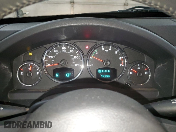 2012 Jeep Liberty Sport Latitude with VIN 1C4PJMAK1CW146721, listed as a Copart auction lot 45906125 with 74,144 mi miles and Salvage Title. Bid and sale history available at carsss.com. Image 9.