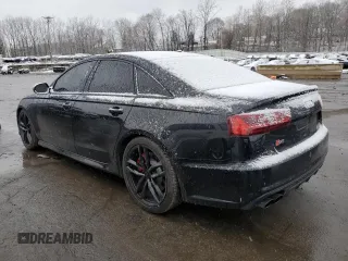 2018 Audi S6 Premium Plus with VIN WAUFFAFC9JN037615, listed as a Copart auction lot 85506084 with 76,456 mi miles and Salvage Title. Bid and sale history available at carsss.com. Image 2.