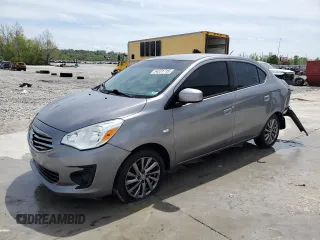2018 Mitsubishi Mirage ES z VIN ML32F3FJ0JHF05148, wystawiony jako Copart lot #54231715 z przebiegiem 111 875 mil mil oraz Szkoda całkowita • Salvage title. Historia ofert i sprzedaży dostępna na DreamBid. Obrazek 1.