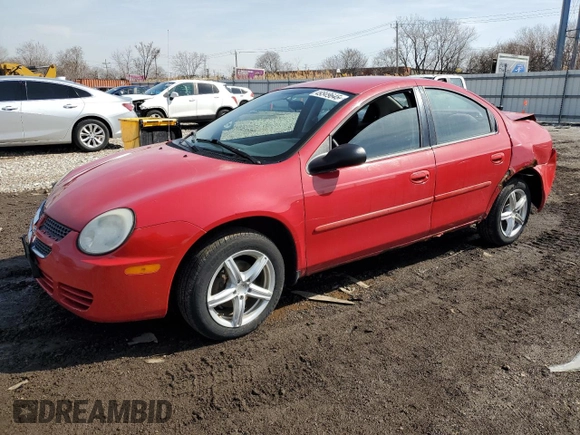 2005 Dodge Neon SXT with VIN 1B3ES56C15D114461, listed as a Copart auction lot 49349645 with 102,766 mi miles and Salvage Title. Bid and sale history available at carsss.com. Image 1.