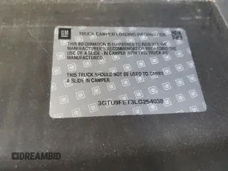 2020 GMC Sierra 1500 Denali z VIN 3GTU9FET3LG254038, wystawiony jako Copart lot #85047364 z przebiegiem Nie podano mil oraz Szkoda całkowita • Salvage title. Historia ofert i sprzedaży dostępna na DreamBid. Obrazek 12.