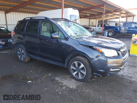 2017 Subaru Forester Premium with VIN JF2SJAEC2HH801848, listed as a IAAI auction lot 41532453 with 60,547 mi miles and . Bid and sale history available at DreamBid. Image 1.