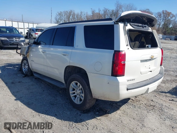 2015 Chevrolet Tahoe LT with VIN 1GNSCBKC0FR207485, listed as a IAAI auction lot 41494125 with Not Provided miles and . Bid and sale history available at DreamBid. Image 3.