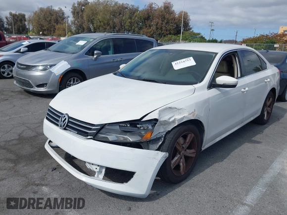 2013 Volkswagen Passat SE with VIN 1VWBP7A30DC056737, listed as a IAAI auction lot 42254753 with 160,732 mi miles and . Bid and sale history available at DreamBid. Image 2.