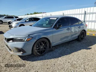 2023 Honda Civic Si with VIN 2HGFE1E54PH472778, listed as a Copart auction lot 50587525 with 44,524 mi miles and Salvage title. Bid and sale history available at DreamBid. Image 1.