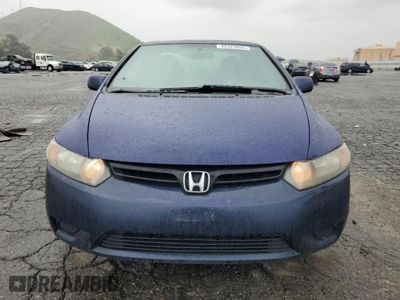 2007 Honda Civic Cpe LX with VIN 2HGFG12697H542198, listed as a Copart auction lot 49323055 with 203,036 mi miles and Salvage Title. Bid and sale history available at carsss.com. Image 5.