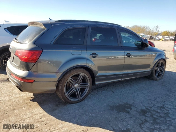2012 Audi Q7 3.0T S line with VIN WA1DGAFEXCD010418, listed as a Copart auction lot 81301544 with 192,297 mi miles and Clean Title. Bid and sale history available at carsss.com. Image 3.