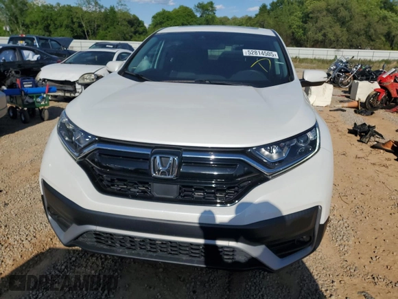 2022 Honda CR-V EX with VIN 7FARW2H56NE038220, listed as a Copart auction lot 52814505 with 24,392 mi miles and Non Repairable. Bid and sale history available at carsss.com. Image 5.