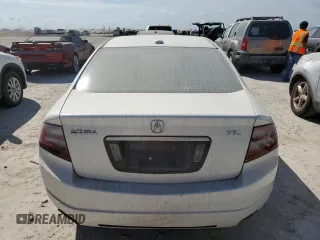 2008 Acura TL with VIN 19UUA66288A047746, listed as a Copart auction lot 75489424 with 0 mi miles and Salvage Title. Bid and sale history available at carsss.com. Image 6.