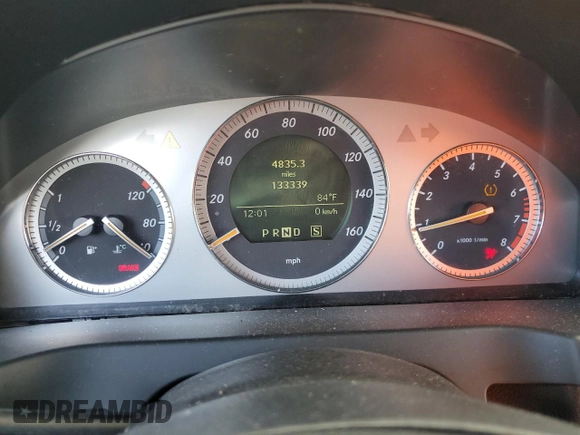 2008 Mercedes-Benz C 300 Sport with VIN WDDGF54X28R018336, listed as a Copart auction lot 54713545 with 133,339 mi miles and Salvage Title. Bid and sale history available at DreamBid. Image 9.