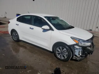 2022 Kia Rio LX with VIN 3KPA24AD5NE432475, listed as a Copart auction lot 42524575 with 18,593 mi miles and Salvage Title. Bid and sale history available at DreamBid. Image 4.