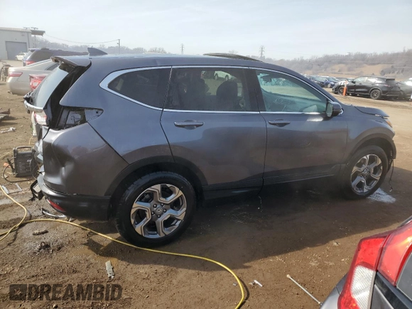 2019 Honda CR-V EX with VIN 5J6RW2H57KL035955, listed as a Copart auction lot 48019615 with 42,107 mi miles and Salvage Title. Bid and sale history available at DreamBid. Image 3.