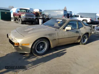 1984 Porsche 944 with VIN WP0AA0946EN456540, listed as a Copart auction lot 85208444 with 84,468 mi miles and Clean Title. Bid and sale history available at carsss.com. Image 1.