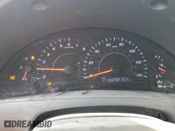 2010 Toyota Camry with VIN 4T1BF3EK7AU531415, listed as a Copart auction lot 50368005 with 171,330 mi miles and Salvage Title. Bid and sale history available at DreamBid. Image 9.